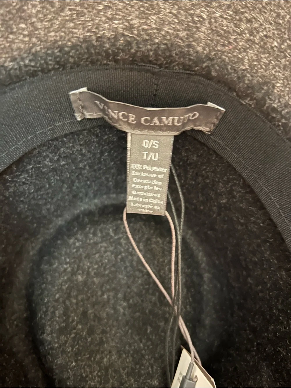 Vince Camuto Women’s Black Multi Felt Hat